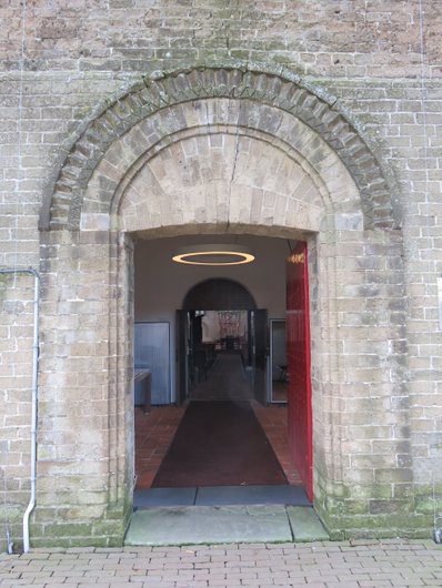 romanesque portal church Vries 
