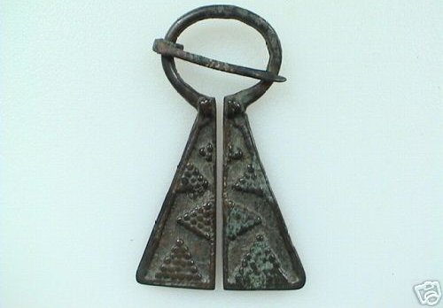 Baltic viking fibula brooch