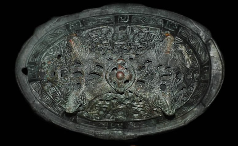 Viking tortoise brooch