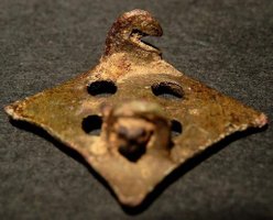 Viking lozenge brooch
