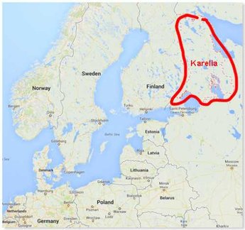 Karelia map