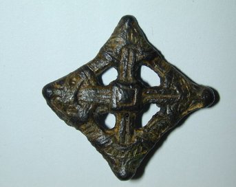 viking lozenge brooch
